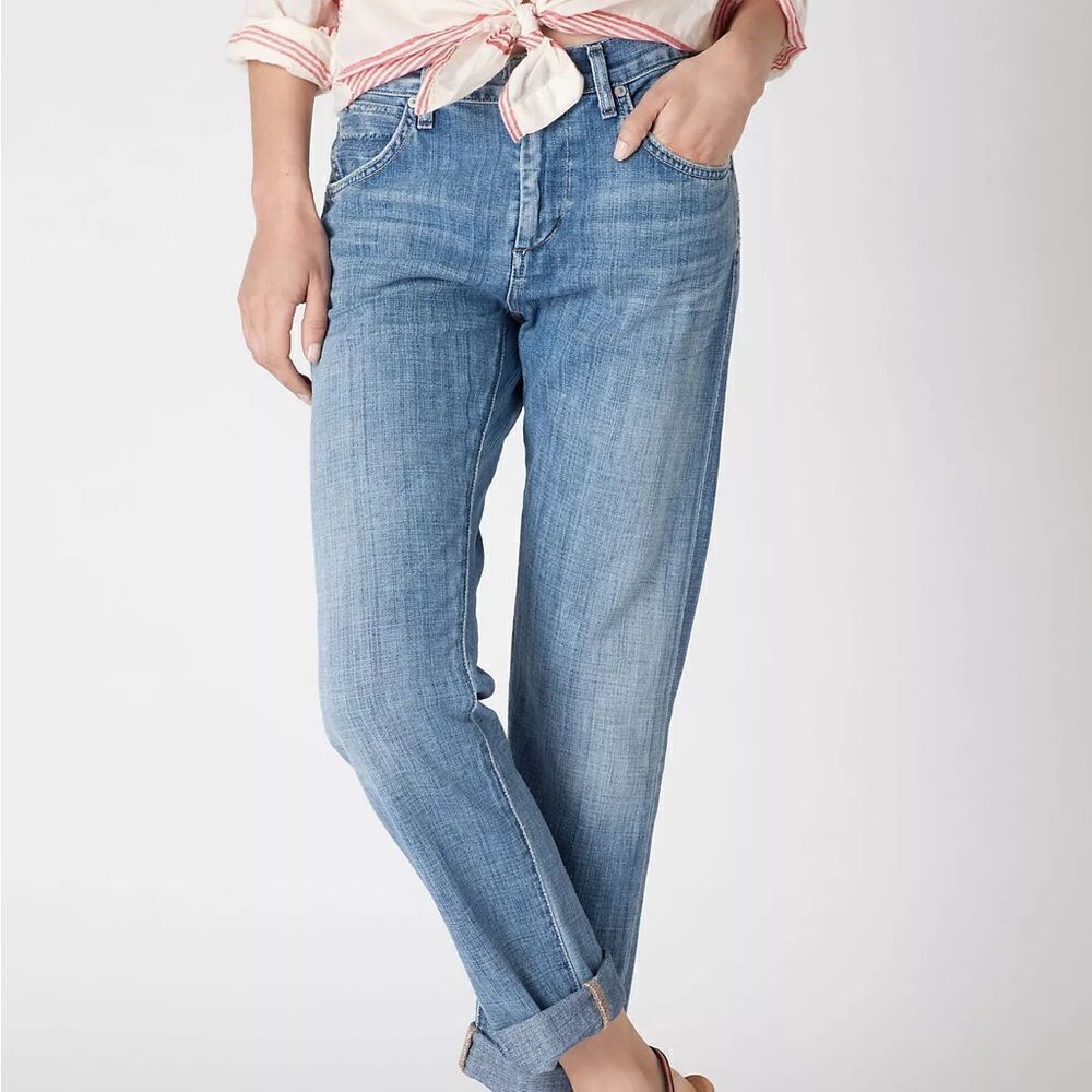 Citizens of Humanity Daisy Relaxed Tapered Leg Medium Wash Jeans Size 25